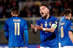 fotbal, kvalifikace MS 2022, play off, Itálie - Severní Makedonie