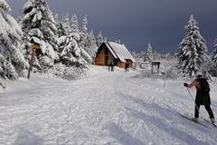 Lyže, běžky, sníh, hory - prosinec 2021