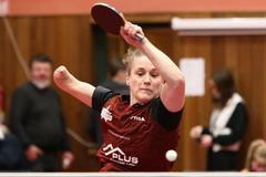 Stolní tenistka Natalia Partyková v dresu Hodonína v Lize mistrů