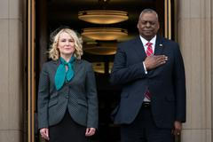 Jana Černochová a Lloyd Austin.