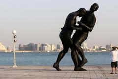 Zinédine Zidane, Marco Materazzi, socha