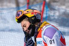 Eva Samková při závodech v Bakuriani (březen 2021)