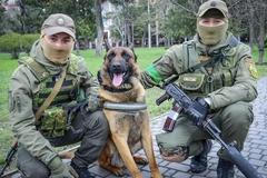 Belgický ovčák Max původně sloužil u ruské armády, nakonec ale přešel k protistraně.