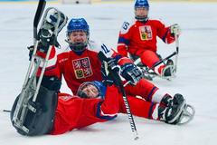 Čeští parahokejisté slaví triumf nad Itálií na hrách v Pekingu 2022