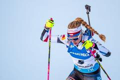 biatlon, Světový pohár 2021/2022, Ruhpolding, sprint, Markéta Davidová