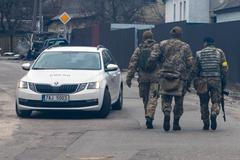 Horenka Kyjev Ukrajina automobil novináři Aktuálně.cz