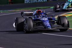 Alexander Albon ve Williamsu během VC Austrálie F1 2022