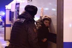 Protest, Moskva, ruská policie.