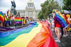Prague Pride průvod srpen 2019
