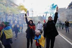 ukrajina protest demonstrace rusko kyjev