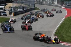 Start Velké ceny Kanady F1 2022