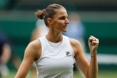 Karolína Plíšková ve finále Wimbledonu 2021