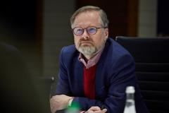 Ukrajina, Zelenskyj, Fiala, Morawiecki, Kyjev