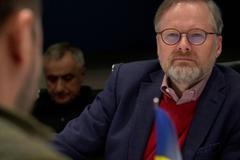 Tváří v tvář. Fiala s premiéry jednal se Zelenským v obleženém Kyjevě
