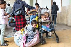 Ukrajinští romští uprchlíci na Hlavním nádraží, Romové