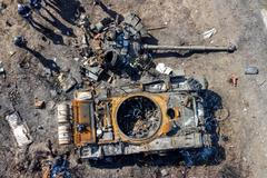 rusko, tank, Buča, ukrajina