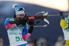 biatlon, OH 2022, Peking, Kristina Rezcovová