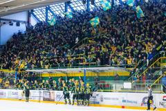 Vsetínští fanoušci při finále první ligy s Jihlavou