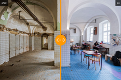 Kasárna Karlín srovnání