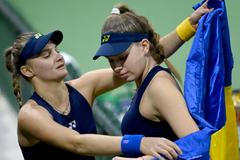 Ukrajinské sestry Dajana a Ivanna Jastremské na Indian Wells