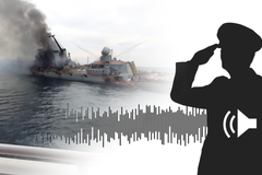 Odposlechnutá komunikace z potápějícího se křižníku Moskva