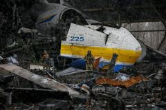 Z největšího letounu světa skoro nic nezbylo. Nové snímky ukazují zničenou Mriju