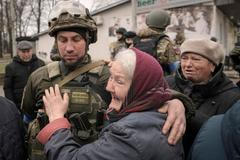 Buča, Kyjev, Ukrajina, osvobození