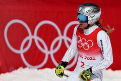 Ester Ledecká v super-G na ZOH 2022 v Pekingu