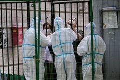 čína šanghaj lockdown koronavirus