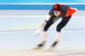 Martina Sáblíková v závodě rychlobruslařek na 5000 m na ZOH v Pekingu 2022