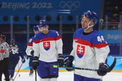 OH 2022, Peking, hokej, Finsko - Slovensko, zklamaní hokejisté Slovenska
