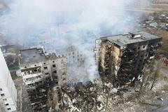 Foto / Boroďjanka / Ukrajina / Bombardování / 3. 3. 2022