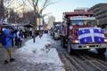 protest, kanada, quebec, covid, koronavirus, únor 2022