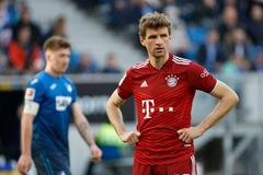 Thomas Müller v zápase s Hoffenheimem
