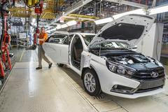 Lada Vesta montáž Togliatti, Rusko