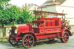 Fotogalerie / Historie / Stříkačka / Před 110 lety obdržel pražský hasičský sbor první automobilovou stříkačku