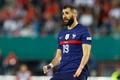 Karim Benzema v zápase Ligy národů Rakousko - Francie