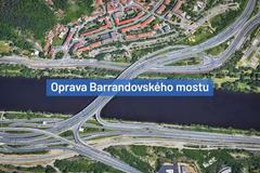Oprava Barrandovského mostu - poutak