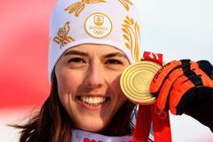 OH 2022, Peking, sjezdové lyžování, slalom, ženy, Petra Vlhová