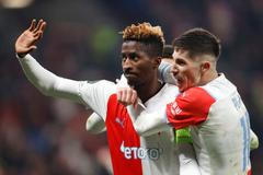 Europa Conference League - Round of 16 First Leg - Slavia Prague v LASK Linz