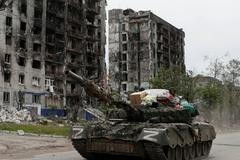 Proruské jednotky v Luhansku.