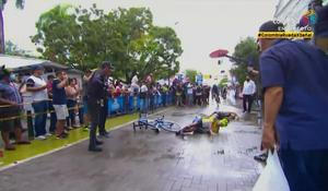 Srážka Luise Carlose Chii s manželkou