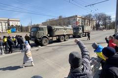 Cherson, Ukrajina, protesty