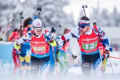 Česká smíšená štafeta v Oberhofu 2022