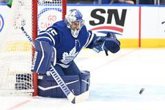 hokej, NHL 2021/2022, Toronto Maple Leafs - New Jersey Devils, Petr Mrázek