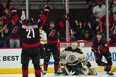 NHL: Stanley Cup Playoffs-Boston Bruins at Carolina Hurricanes