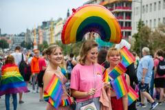 Prague Pride průvod srpen 2019