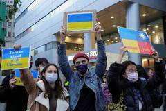 tchaj-wan ukrajina protest