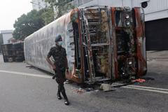 Srí Lanka, protesty.