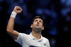 Novak Djokovič na Turnaji mistrů 2021